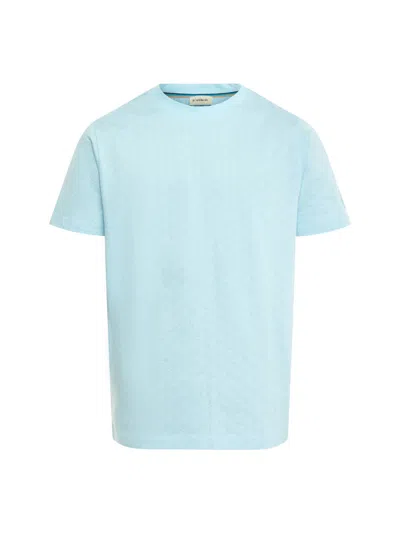 Sandbanks Men's Monogram Jacquard T-shirt In Blue