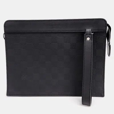 Pre-owned Louis Vuitton Infinite New Pouch In Black