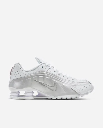 Nike Shox R4 Running Shoe In Silver