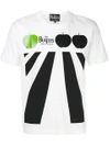 Comme Des Garçons Play Graphic Print T-shirt In White