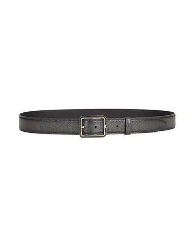 Montblanc Rectangular Buckle Belt In Grey