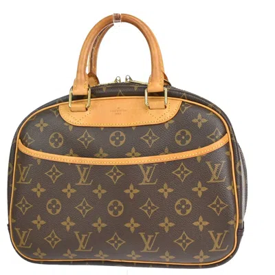Pre-owned Louis Vuitton Manhattan Pm Brown Canvas Tote Bag ()