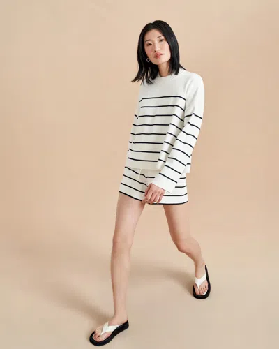 La Ligne Leo Sweater In White