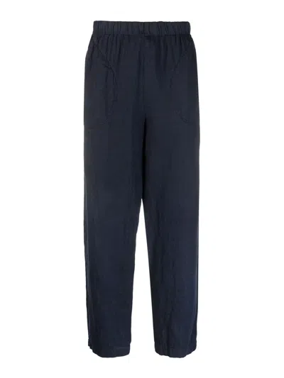 Barena Venezia Elasticated-waistband Straight-leg Trousers In Azul