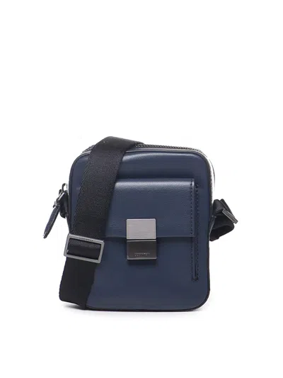 Calvin Klein Reporter Shoulder Bag In Azul