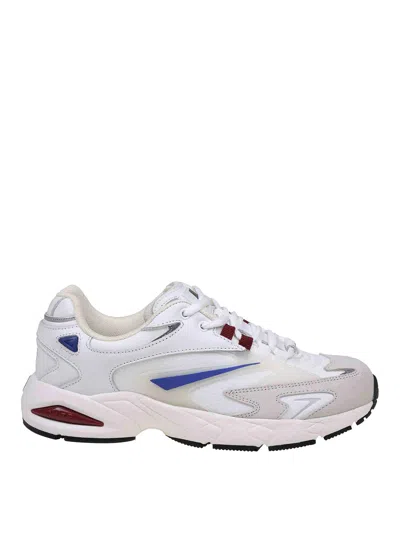 Date Sn23 Trainers In White Leather And Fabric In Blanco