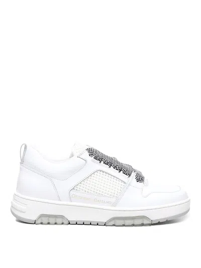 Giuliano Galiano Vyper Panelled Sneakers In Blanco