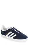 Adidas Originals Blue Originals Gazelle Suede Sneakers In Navy