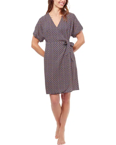 Profile By Gottex Let It Be Wrap Dress In Blue