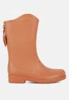 London Rag Overcloud Stylish Rainboots In Brown