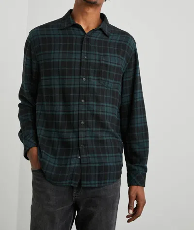 Rails Lennox Shirt In Emerald Shadow In Multi