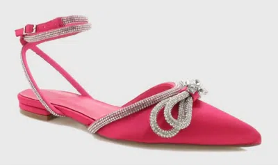 Billini Lainie Flats Raspberry Satin In Pink