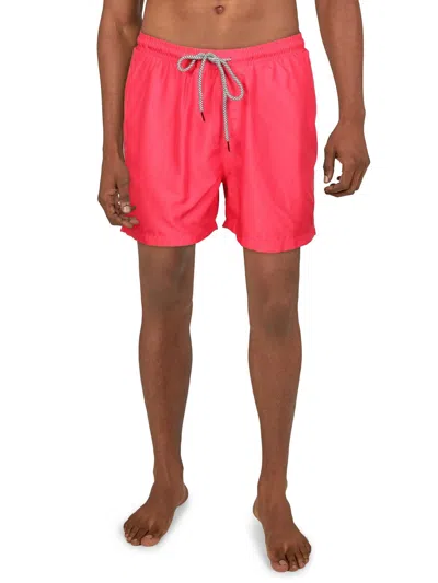 Inc Mens Regular Fit Beachwear Swim Trunks In Multi