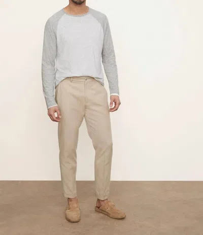 Vince Tapered Cuffed Trouser In Ashwood In Neutral