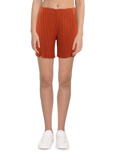 Simon Miller Womens Micromodal High Waist Casual Shorts In Orange