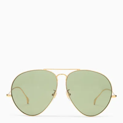 Gucci Navigator Green Sunglasses Men