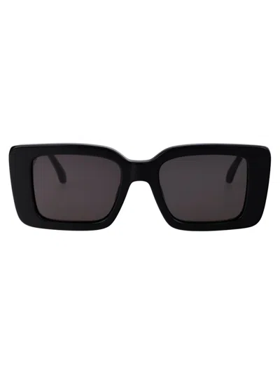 Palm Angels Eyewear Dorris Square Frame Sunglasses In Black