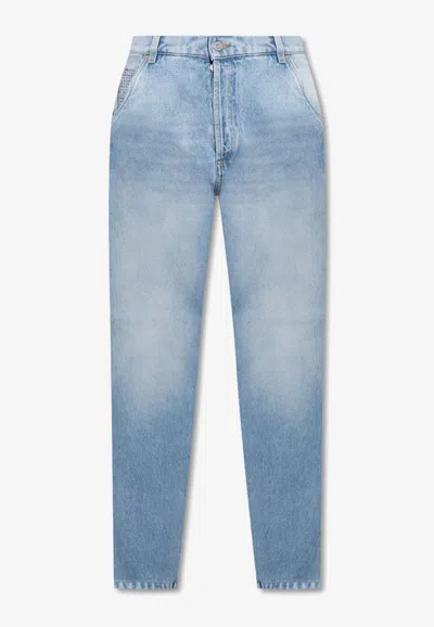 Balmain Basic Slim-fit Jeans In Blue