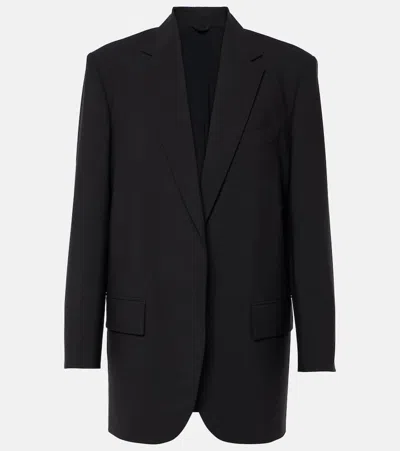 Brunello Cucinelli Wool-blend Blazer In Black