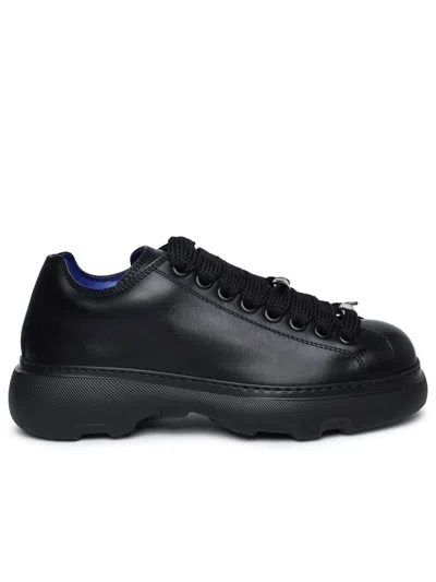 Burberry 'ranger' Black Leather Trainers