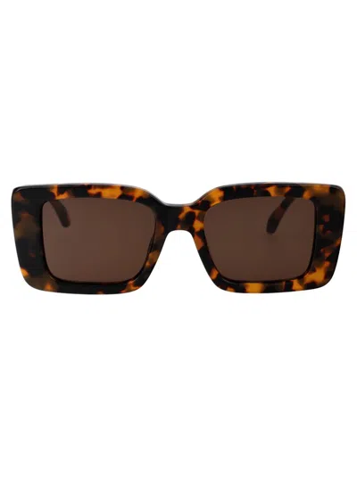 Palm Angels Eyewear Dorris Square Frame Sunglasses In Multi