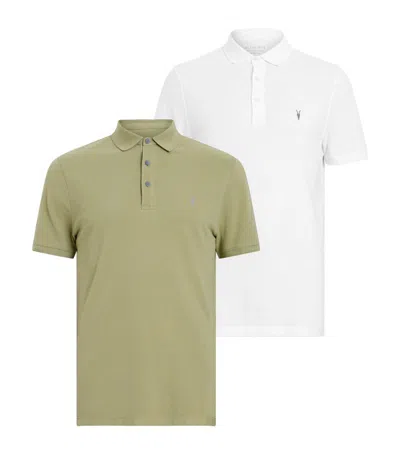 Allsaints Set Of 2 Reform Polo Shirts In Multi