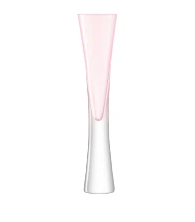 Lsa International Set Of 2 Moya Champagne Flutes (170ml) In Pink