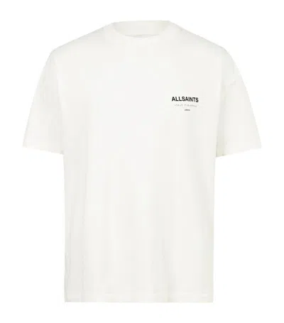 Allsaints Organic Cotton Underground T-shirt In White