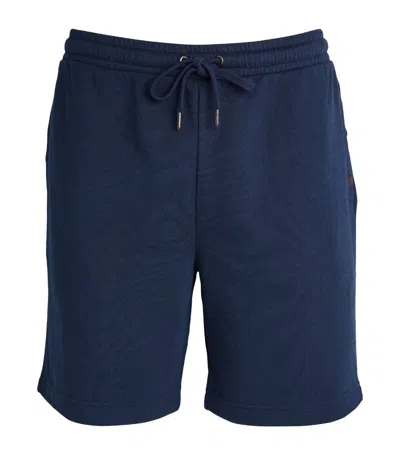 Derek Rose Cotton-modal Quinn Sweatshorts In Blue