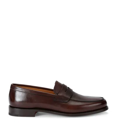Church's Milford Leather Loafers In Brown