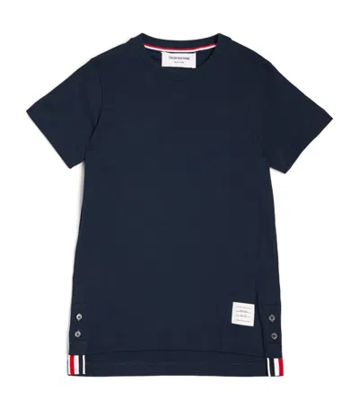 Thom Browne Kids' Tricolour T-shirt (2-12 Years) In Navy