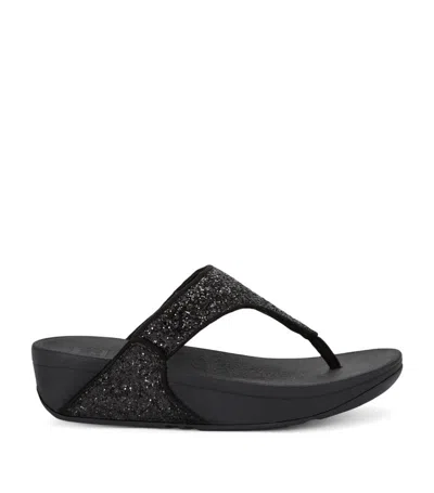 Fitflop Opul Lulu Toe-post Sandals In Black