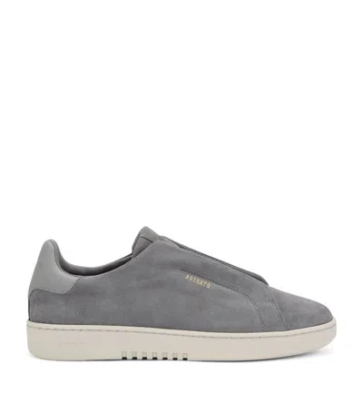 Axel Arigato Suede Laceless Dice Sneakers In Grey