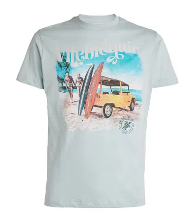 Vilebrequin Cotton Graphic T-shirt In Blue