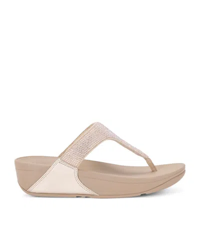 Fitflop Opul Lulu Toe-post Sandals In Beige