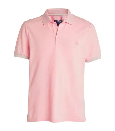 Vilebrequin Cotton Palatin Polo Shirt In Pink