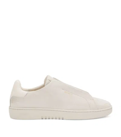 Axel Arigato Suede Laceless Dice Sneakers In Beige