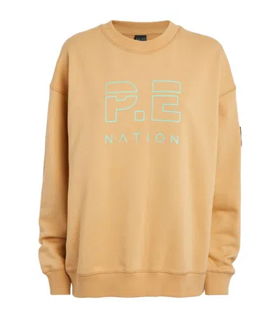 P.e Nation Heads Up Sweatshirt In Beige