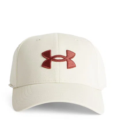 Under Armour Logo Cap In Ivory