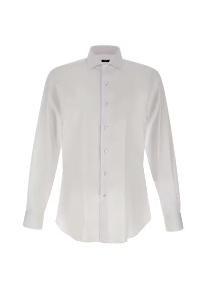 Barba Napoli Cotton Shirt In White