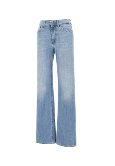 Dondup Mabel Cotton Jeans In Blue