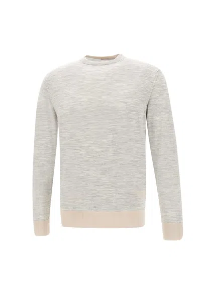 Eleventy Wool And Silk Sweater In Grey