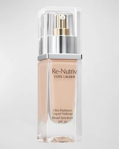 Estée Lauder Re-nutriv Ultra Radiance Liquid Foundation Spf 20 In N Ecru (light With Neutral Rosy Underton