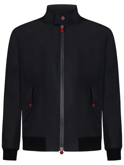 Kiton Jacket In Black