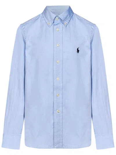 Polo Ralph Lauren Kids Shirt In Blue