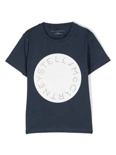 Stella Mccartney Junior Kids'  T-shirt In Blue