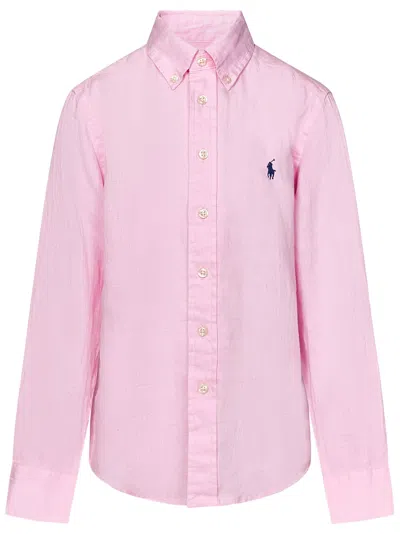 Polo Ralph Lauren Kids Shirt In Pink