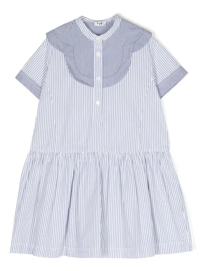 Il Gufo Kids'  Dress In Blue