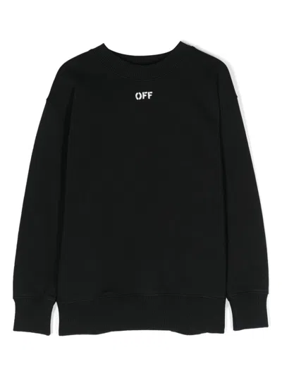 Off-white Kids Sweatshirt In Black