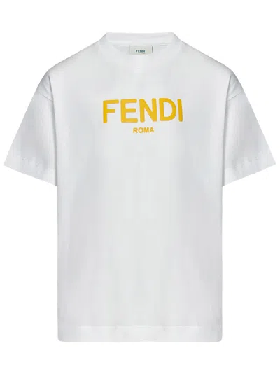 Fendi Kids T-shirt In White